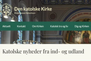 Den katolske kirke i Danmark har fået ny officiel hjemmeside