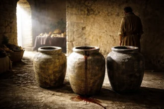 Tegnet er sket. Mennesket står tilbage i overgangen mellem at se og at tro | © arnkilde.dk