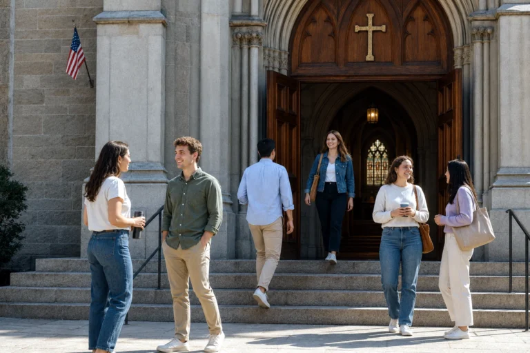 Unge amerikanere søger mod Den Katolske Kirke